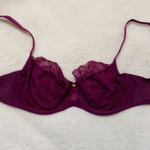 34DDD Natori Bouquet Underwire Bra in plum